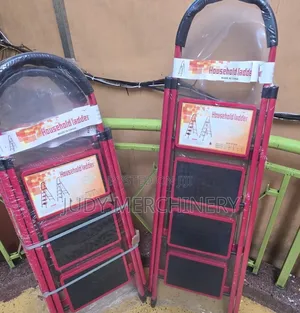 Red Steps Ladder 4step