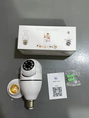 360 Degree Cctv Bulb Camera Wifi Network