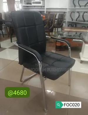 Black Leather Office Chair