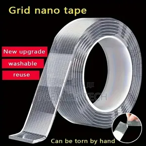 High-Viscosity Mesh Nano Double-Sided Tape Transparent 1mm Thick