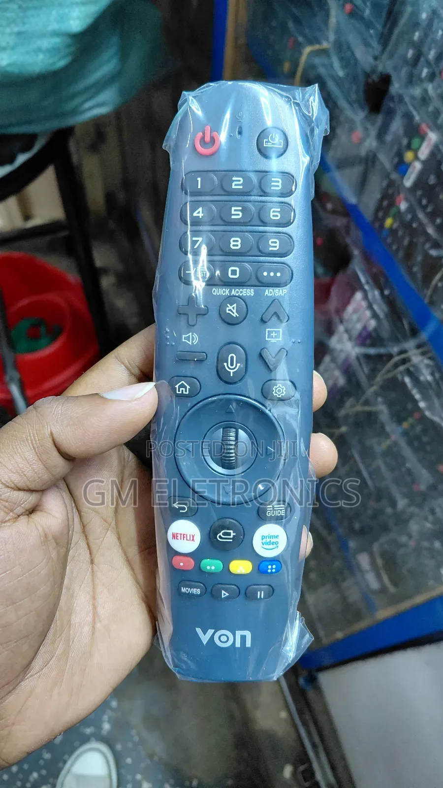 Von Smart Webos Voice Remote Control With Free Batteries.