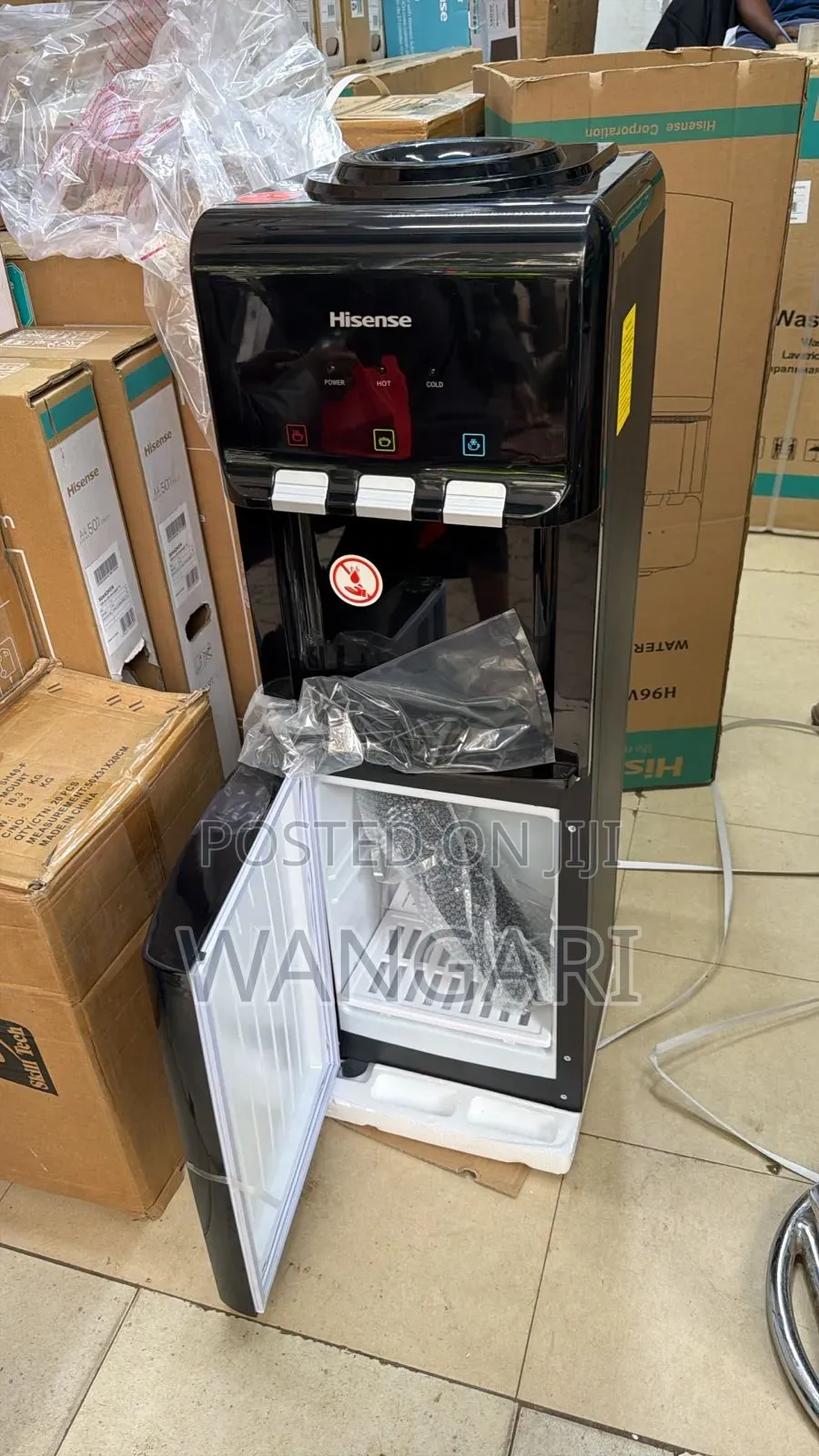 Black Hisense Water Dispenser