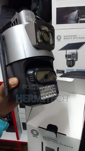 Dual Lense CCTV With Clear Night Vision Wifi Enabled CCTV