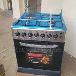 Skywood 3 Gas + 1 Electric Cooker With Timer Auto Ignition
