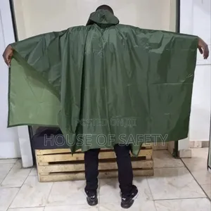 Poncho Worn by Mountain Climbers