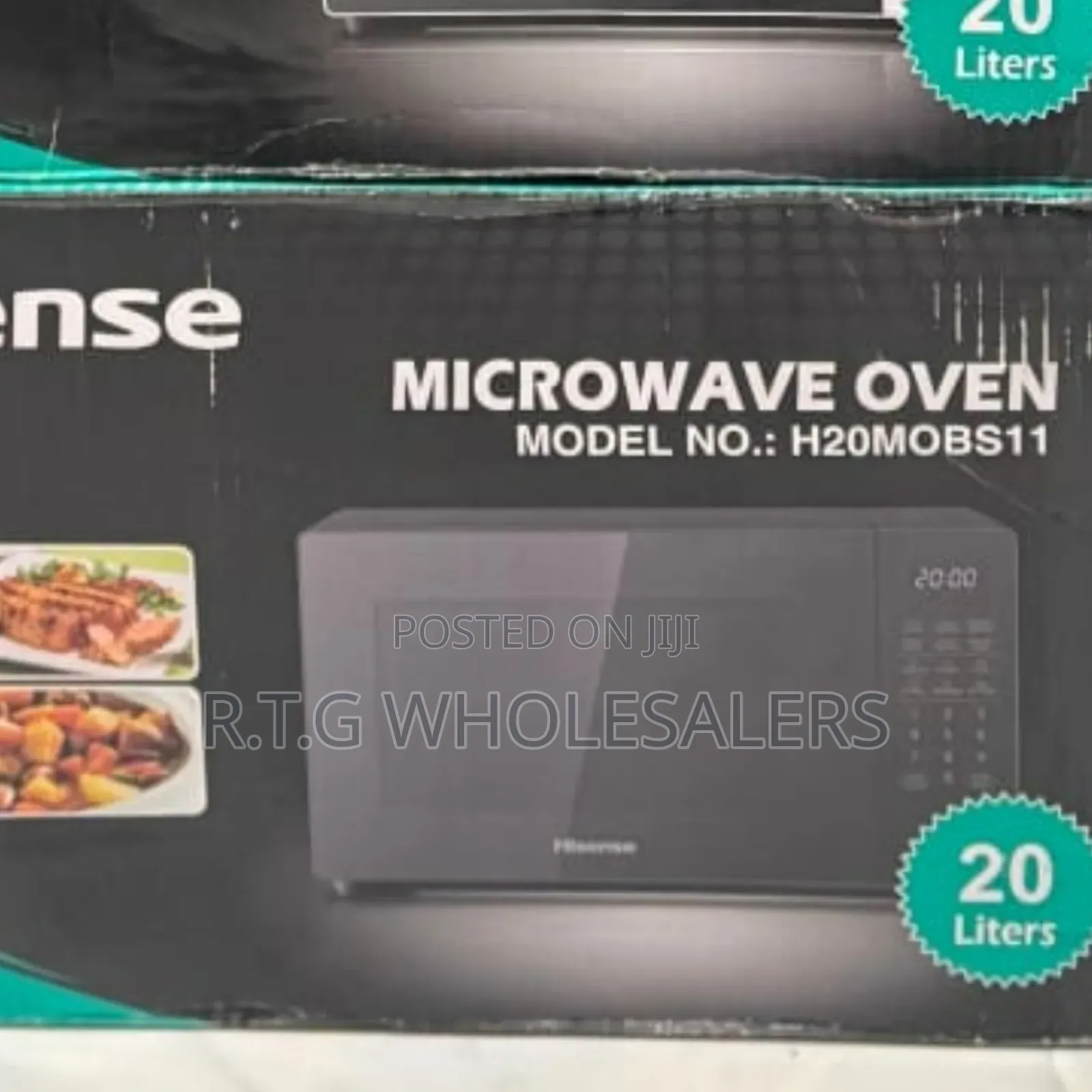 Hisense Sleek Black Digital Microwave Oven