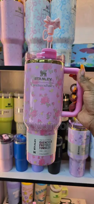 Og Stanley X Loveshackfancy Quencher H2.0 Flowstate Tumbler.