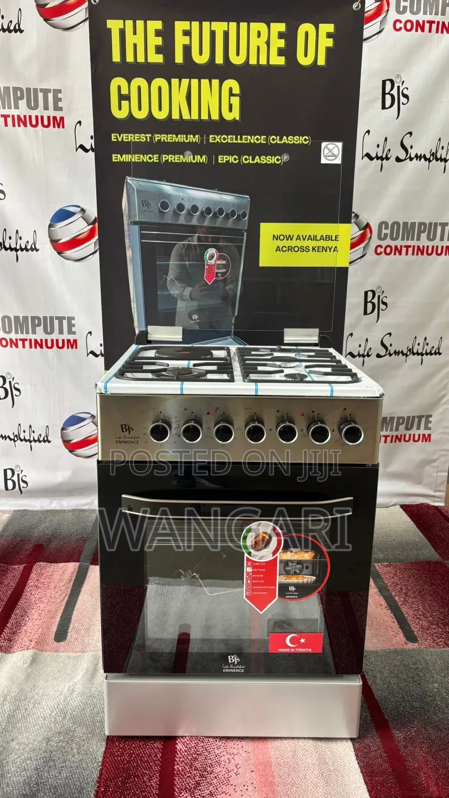 Eminence Inox BJS Cooker, 3+1