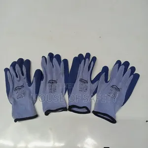 Blue Installation Gloves Diamond Grip