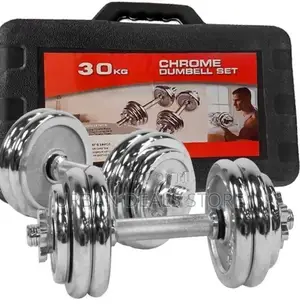 *Chrome Dumbells* 
 *30kg ( With Case)