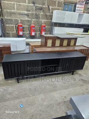 7ft Black Tv Stand