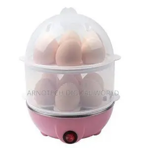 Double Layer Electric Egg Boiler Automatic Off 14 Egg Poacher