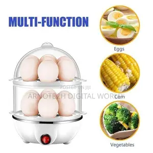 Double Layer Egg Boiler Egg Vegetable/Corn Steamer