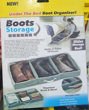 Under The Bed Boots Storage Organizer