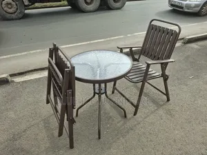 Brown Balcony Table With Chairs