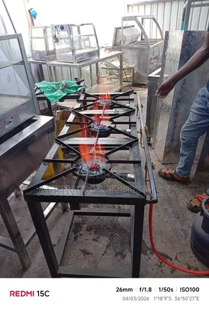 Mild Steel 3 Burner Gas Cooker