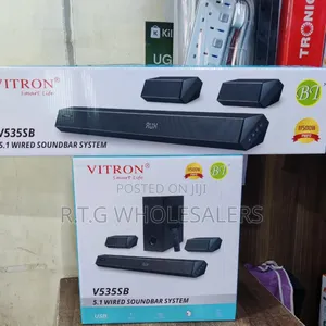 Vitron V535sb 5.1 Surround Soundbar System – Multi‐Input Audio