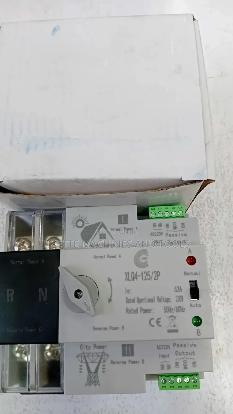 63amps Automatic Change Over Switch 2 Pole
