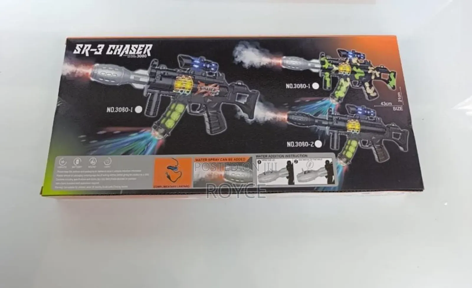Chaser Laser Toy Gun With Light Projector