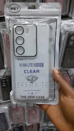 Zjoooj Vivo V40 Lite 5g Shockproof Scrub Matte Transparent