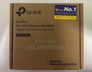 Tp-Link Omada Ac1200 Wireless Gigabit Wallplate Access Point Tl-Eap230