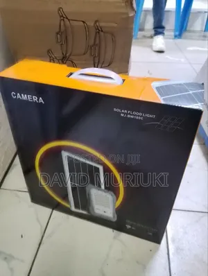 100wats Solar Floodlights With a CCTV Camera