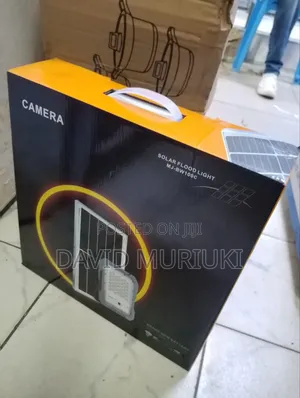 100wats Solar Floodlights With a CCTV Camera .