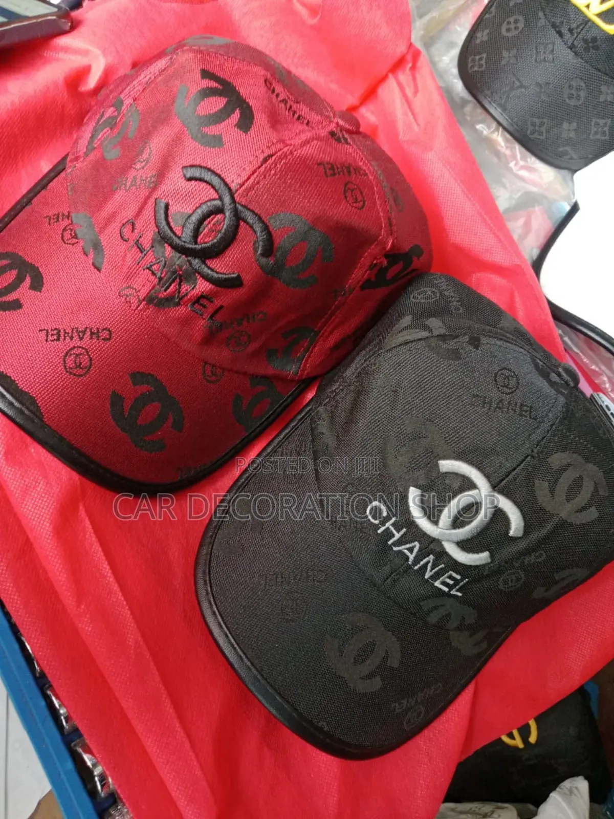 2pcs Chanel Custo Perforated Caps