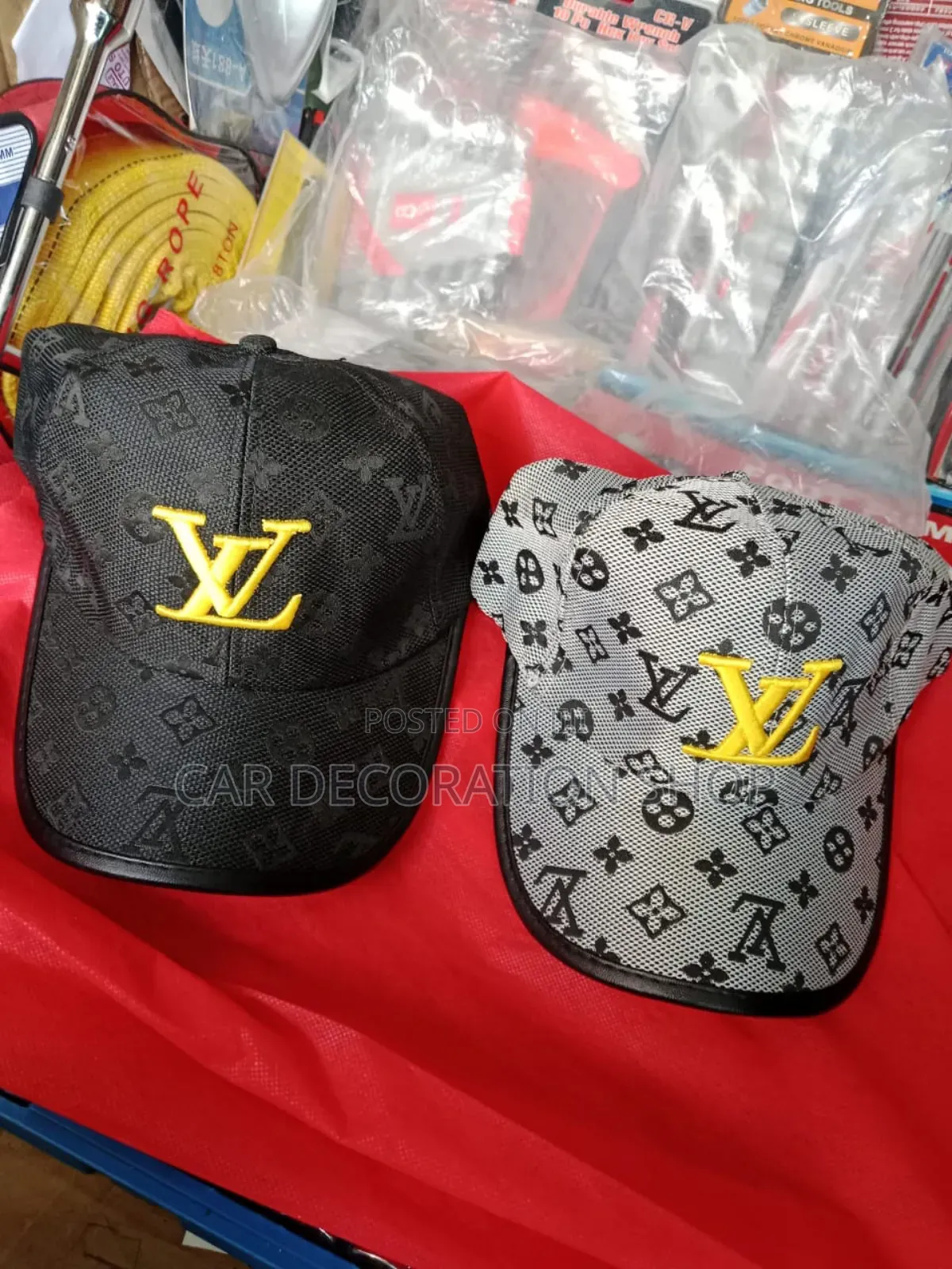 2pcs All Season Logo Designed Caps