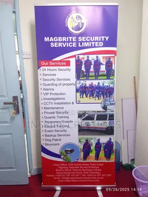 Narrow Base Roll Up Banner Printing Nairobi CBD From KSH 3,000
