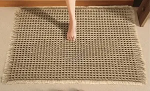Minimalist Waffle Door Mat - { 46cm* 77cm}