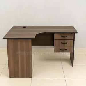 Office Desk; L-shaped Desk With Storage Drawers