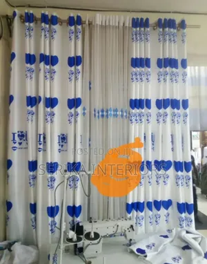 Blue Curtains Blue Curtains Environmental Friendly Approved