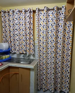 Kitchen Curtains and Door Curtains Environmental Friendly Dust Sorted