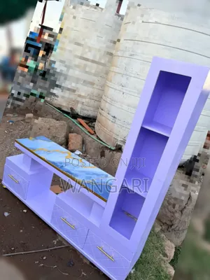 Executive Tv Stand With Shelf Cabinets