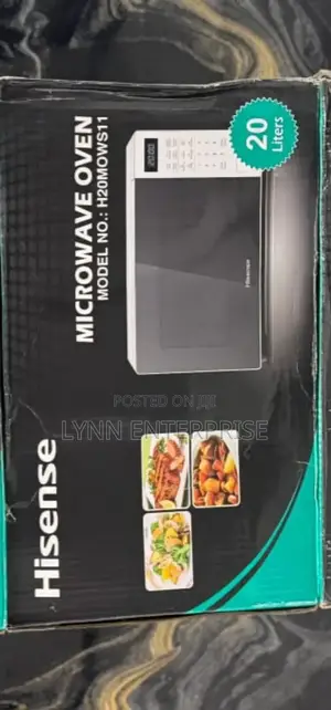 Hisense Silver Digital Microwave