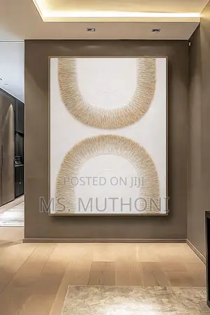 Textured Handcrafted Arch Design Wall Art (82 × 122 Cm)