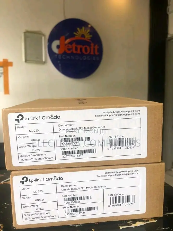 Tp-Link Omada Mc220l Gigabit SFP Media Converter