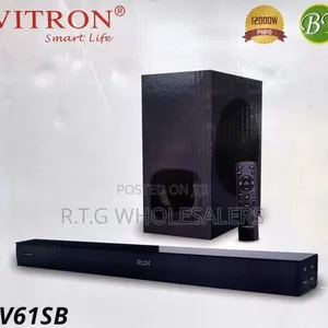 Vitron V61sb Home Audio Soundbar With Subwoofer Multiple Inputs