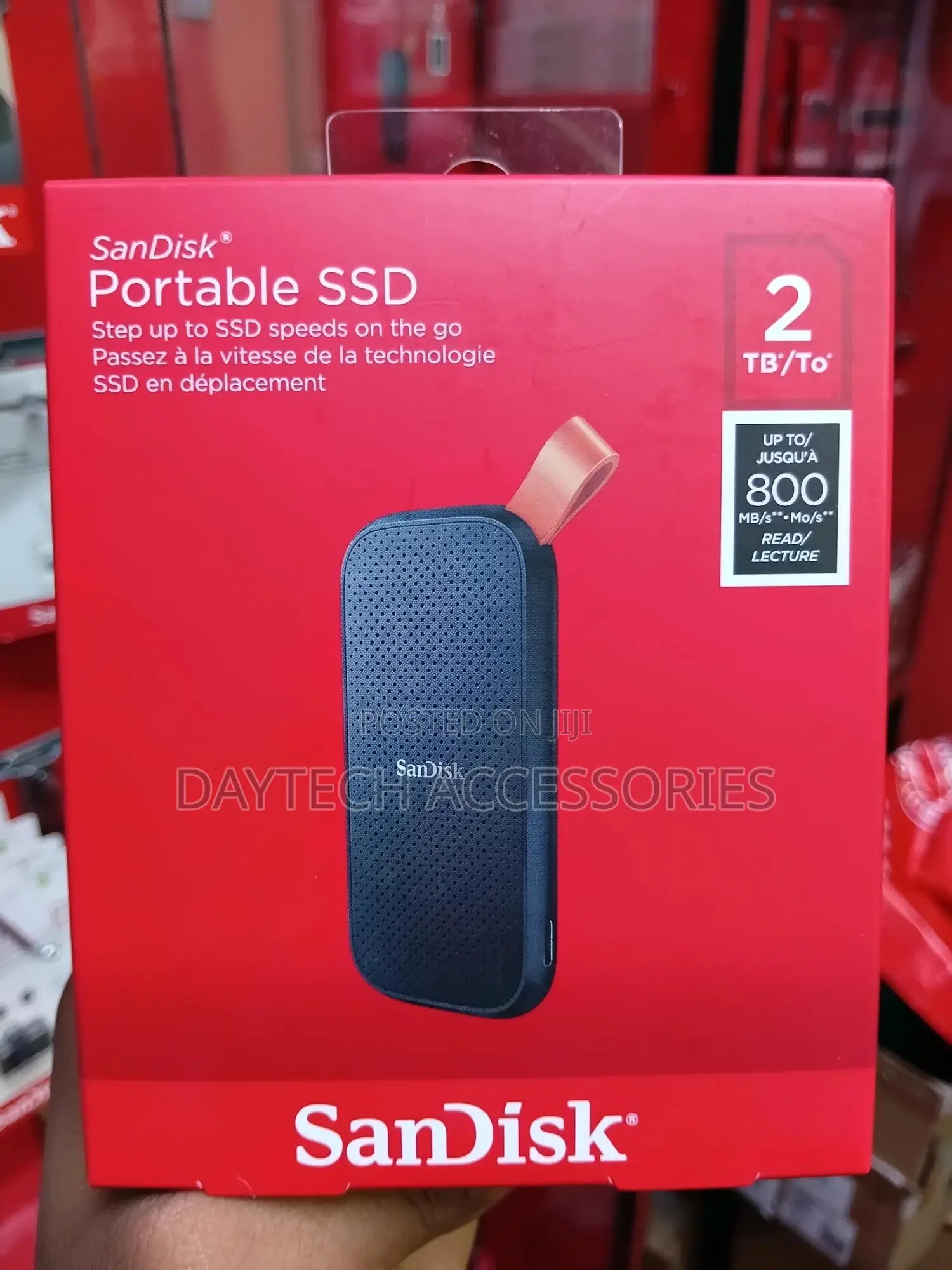 Sandisk 2tb Portable SSD (Solid State Drive).