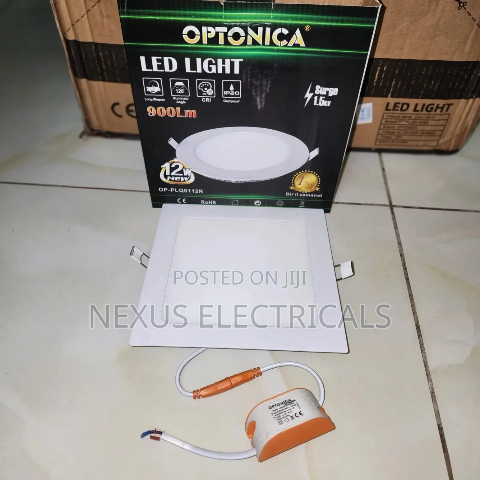 12w Square Recess Panel
Optica