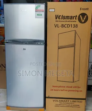 138litres Fridge Double Door Volksmart