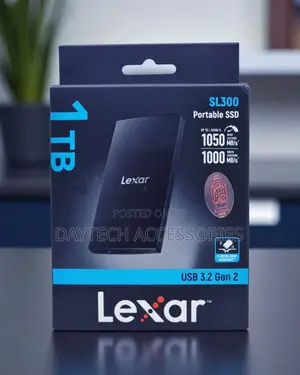 Lexar Sl300 External Portable SSD 1tb – Up to 1050mb/S Read.