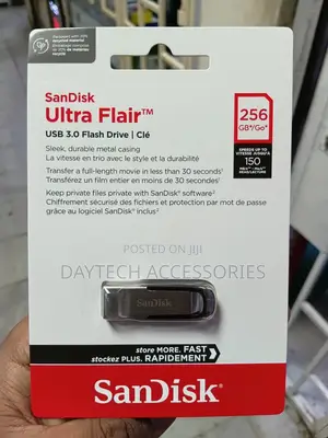 Sandisk Ultra Flair Usb 3.0 Flash Drive – 256gb
