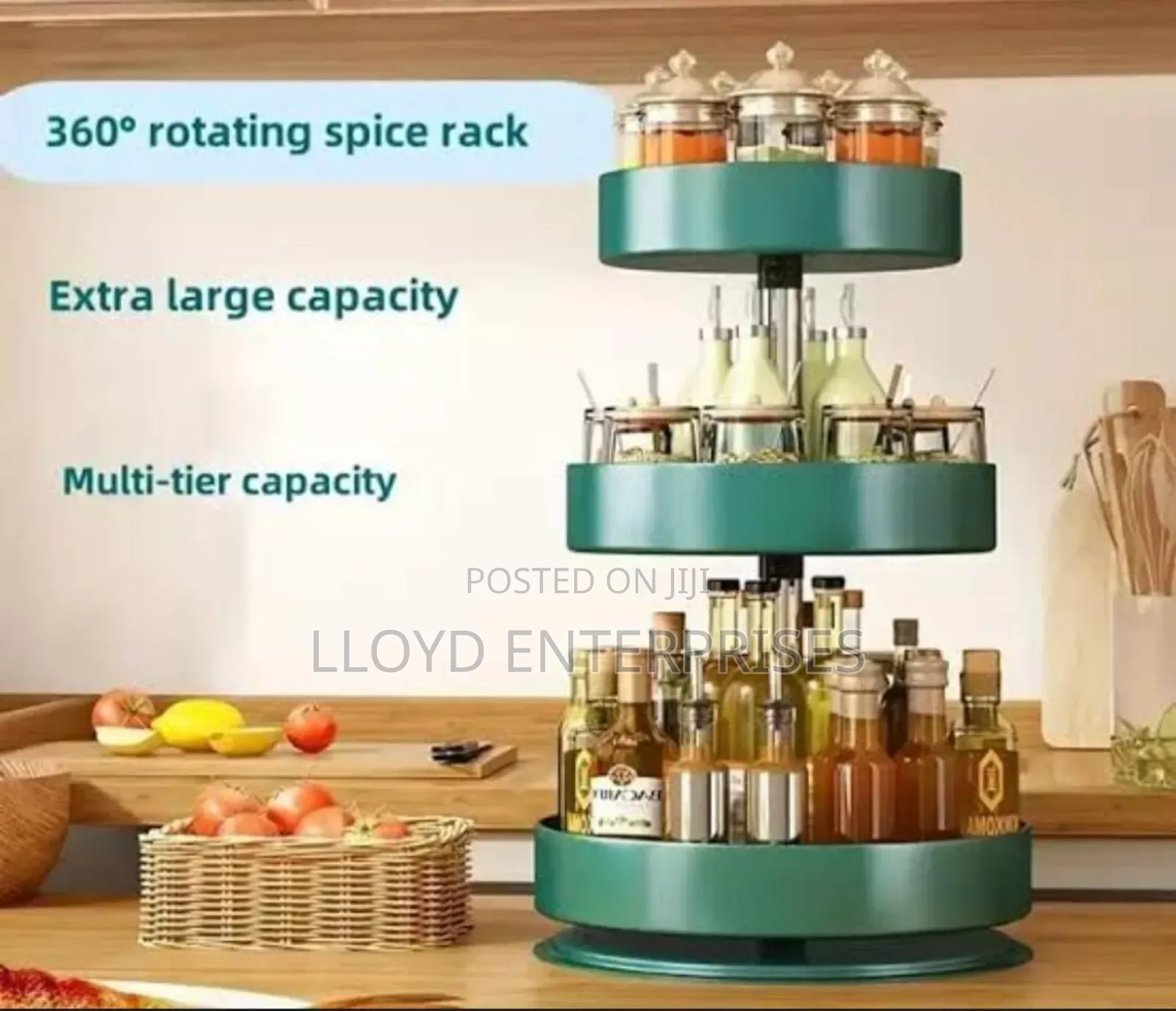 3 Tier Rotating Shelving Now Available