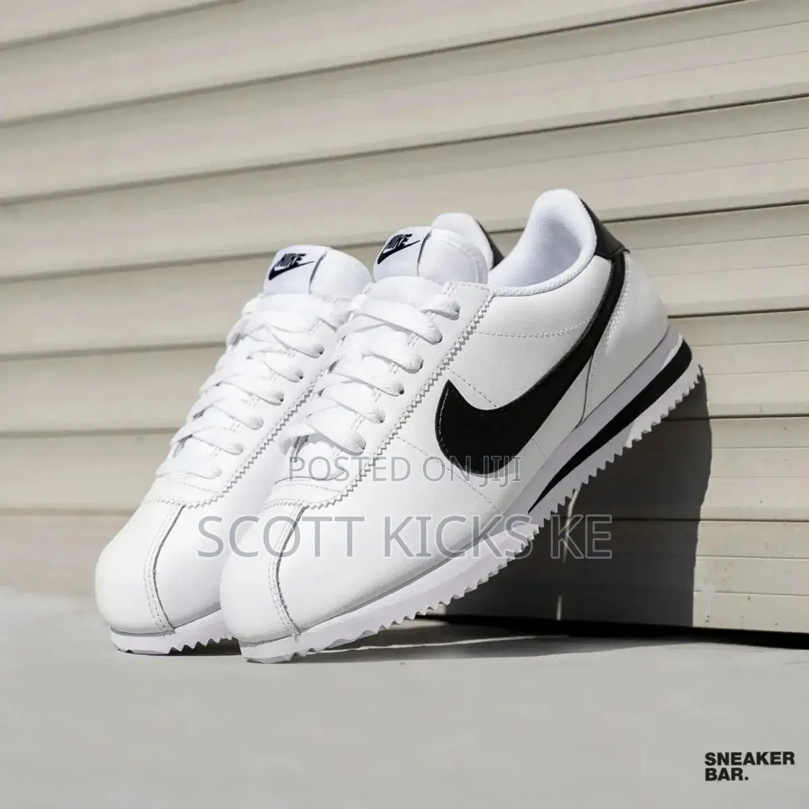 Nike Cortez White Black Unisex