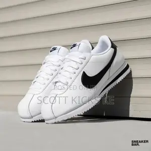 Nike Cortez White Black Unisex