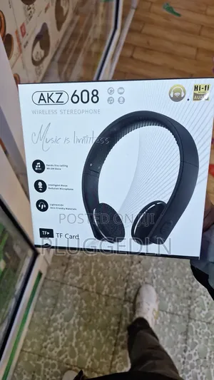 Akz 608 Wireless Bluetooth Headphones,