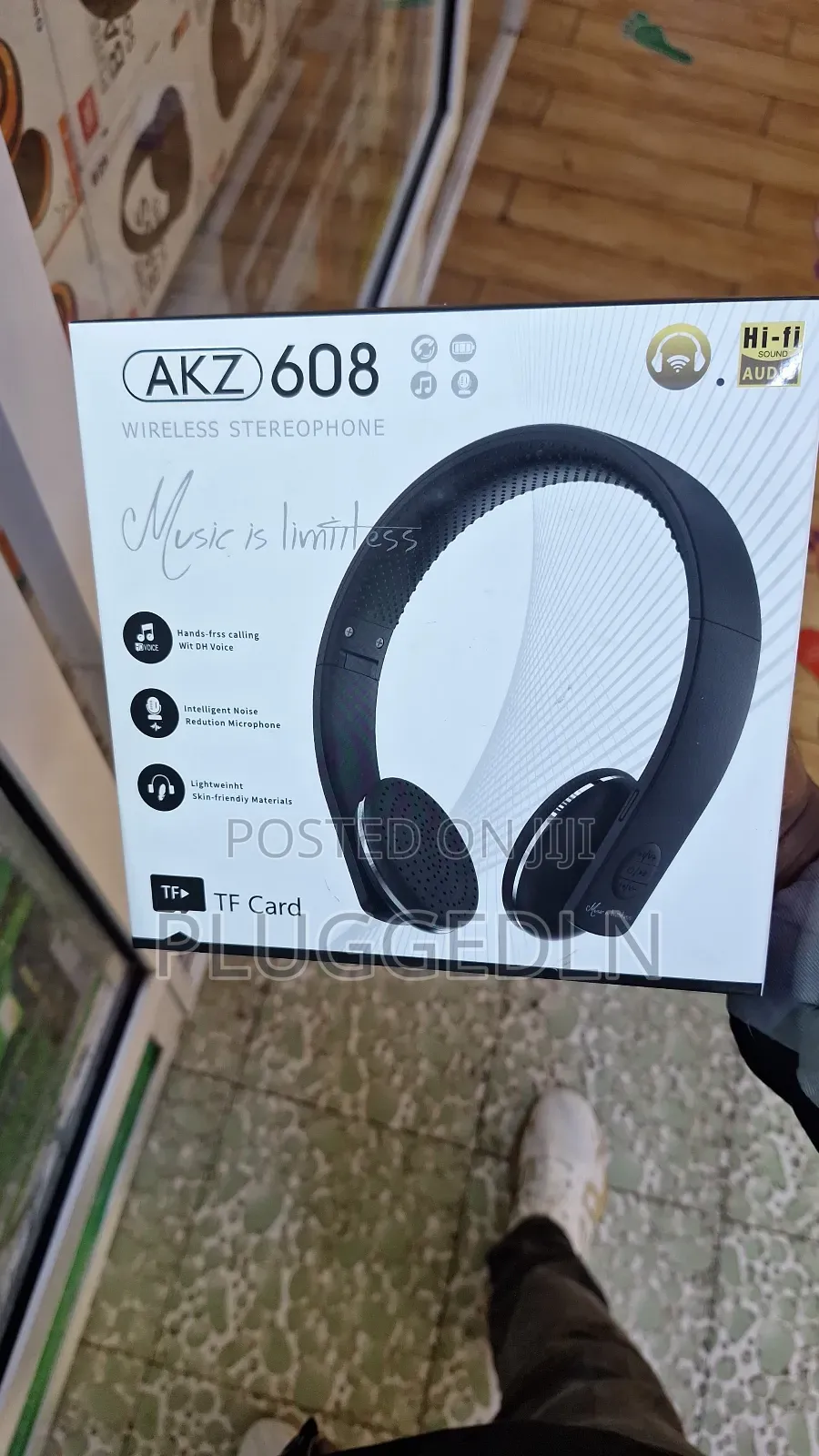 Akz 608 Wireless Bluetooth Headphones,