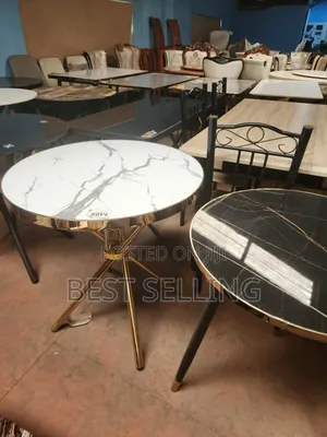 Marble Top Round Table